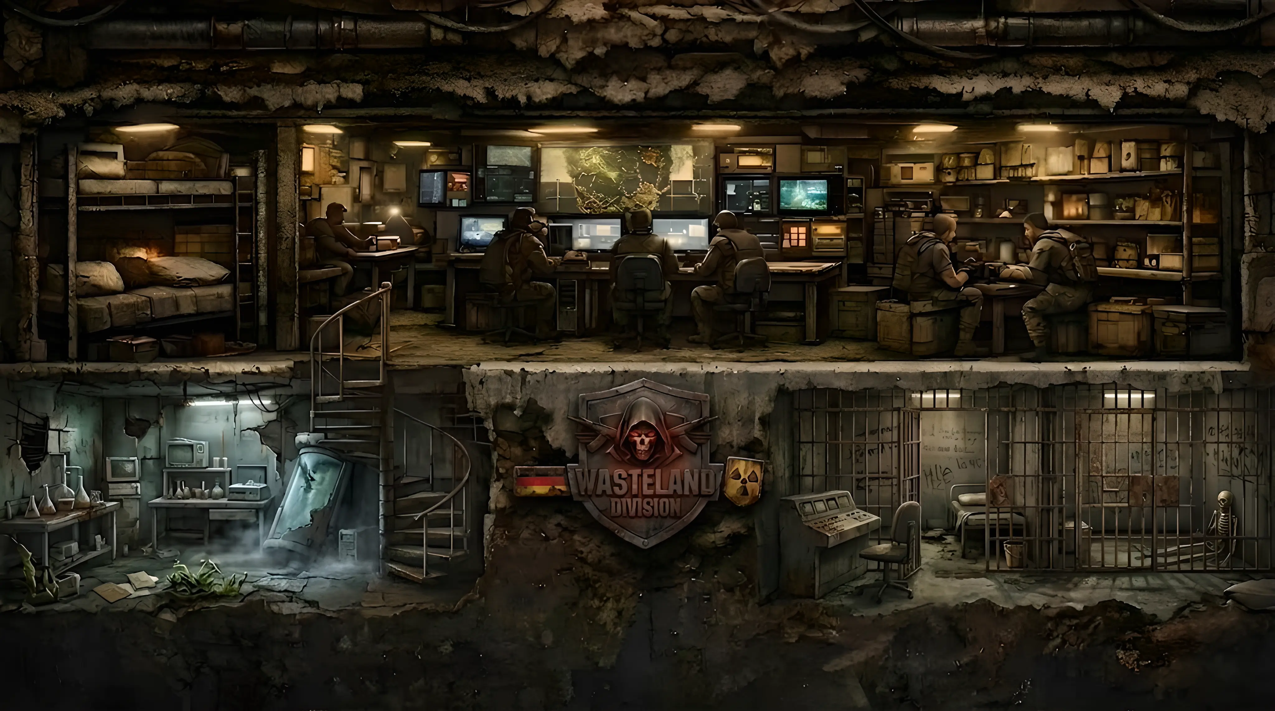 Clan Footer - Underground Bunker